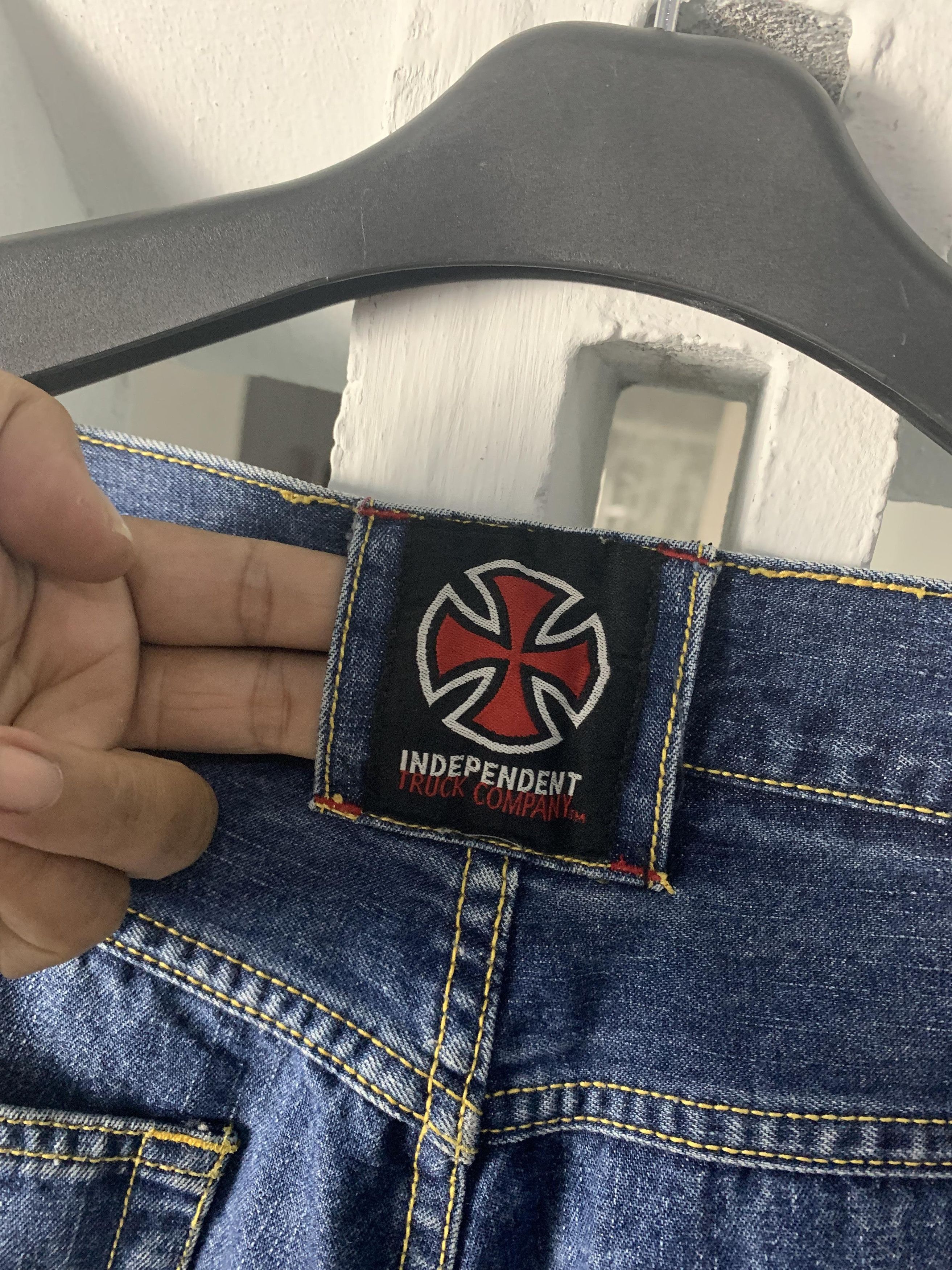 Independent Truck Co. Vintage Y2K Baggy Independent Truck Co Skateboard Jeans Size US 36 / EU 52 - 12 Thumbnail