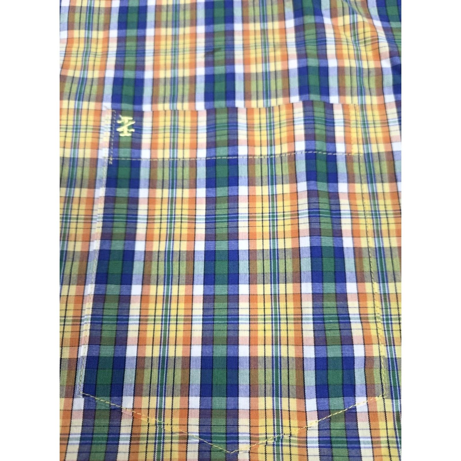Izod NWT IZOD Mens Long Sleeve Button Up Plaid Shirt L Multicolor Casual, Travel, Business Fabric Cotton Woven Pocket Button-Down Collared Size US L / EU 52-54 / 3 - 5 Thumbnail