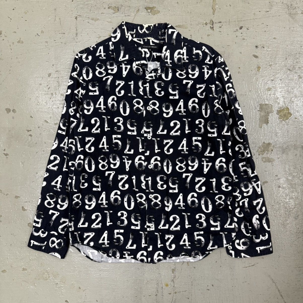 Japanese Brand Garcon Wave Homme Deux Margiela Style Number Button Up Shirt Size US M / EU 48-50 / 2 - 1 Thumbnail