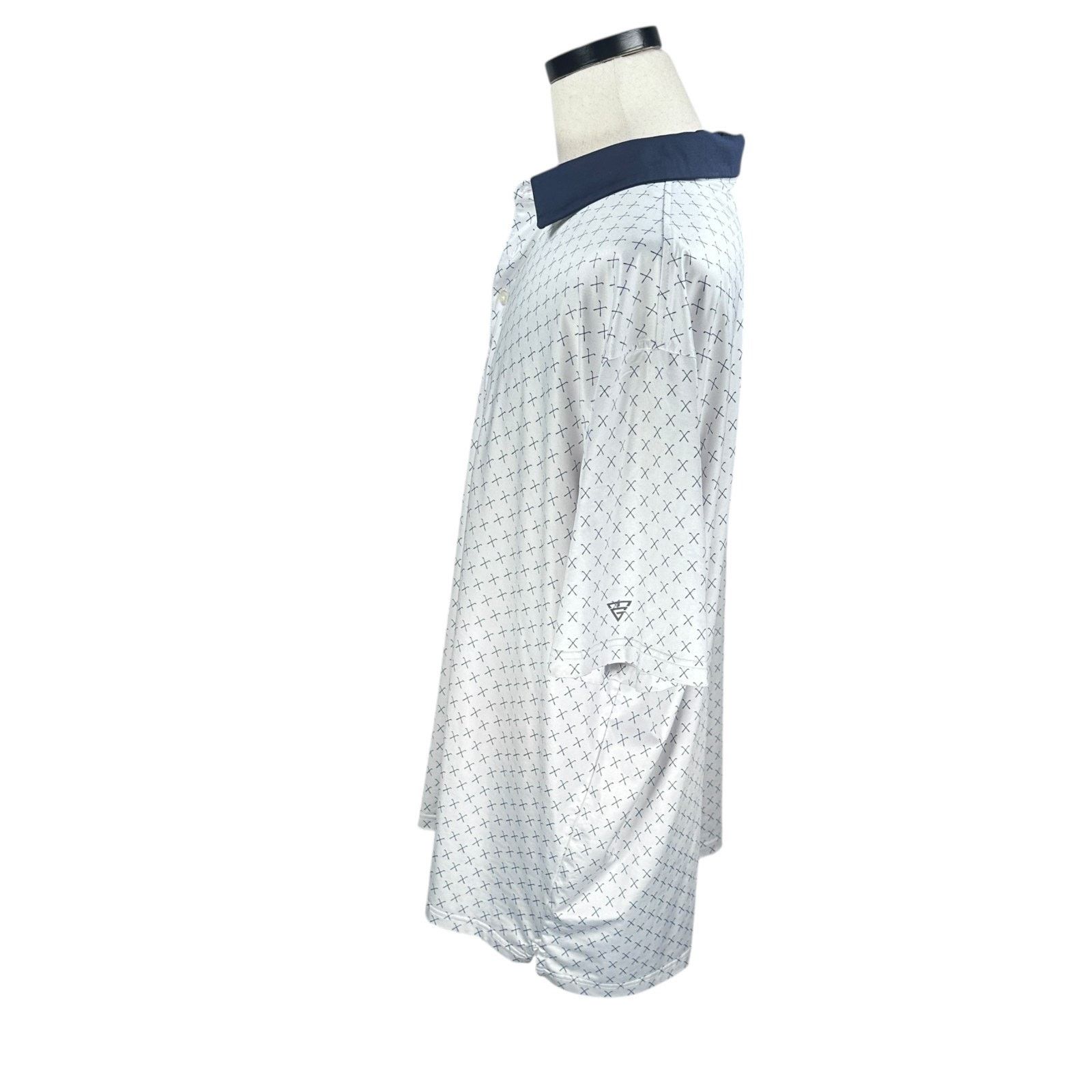 Other Maelreg Polo Shirt Men 3XL Blue White Golf Club Performance Size US XXL / EU 58 / 5 - 5 Thumbnail