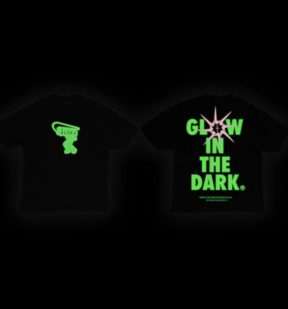 Nike × Travis Scott Cactus jack T-Rexx Glow in the dark Tee Size US L / EU 52-54 / 3 - 4 Thumbnail