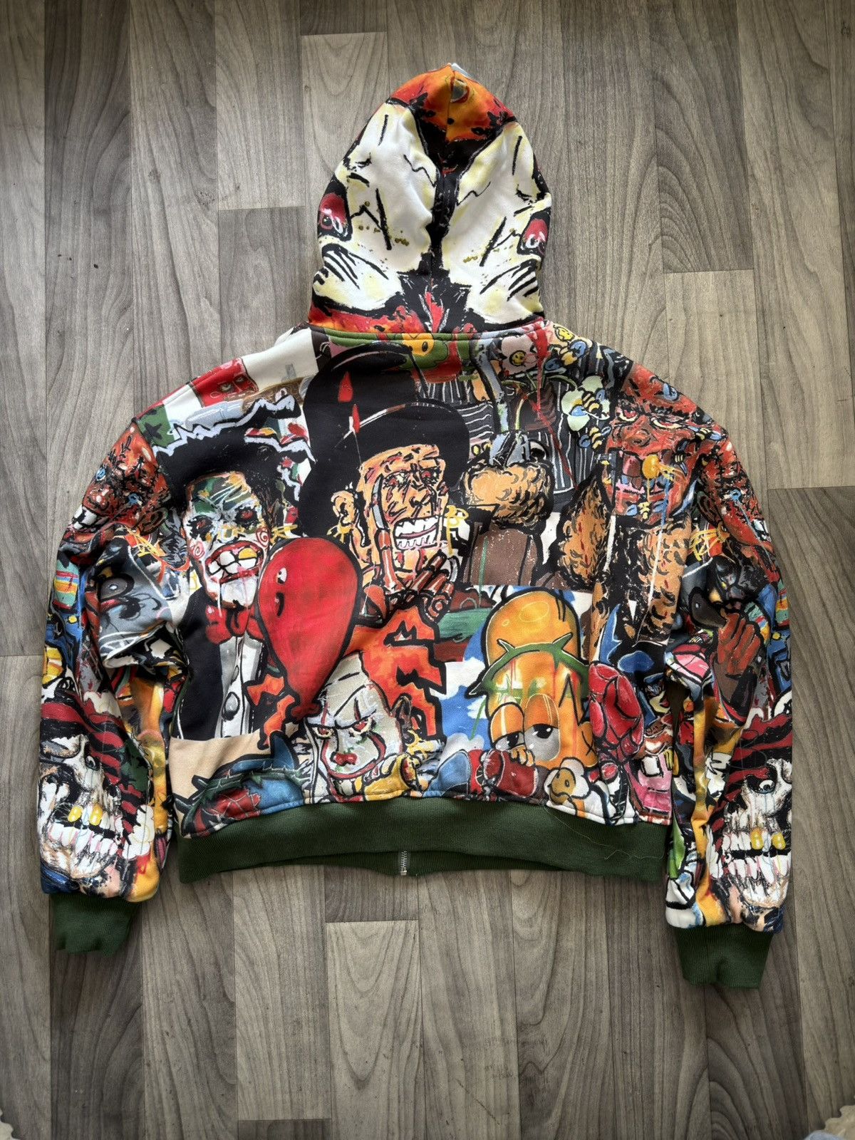 Plus One Clothing Vxmeee X Plus One Green Reversible Hoodie Size US M / EU 48-50 / 2 - 2 Thumbnail