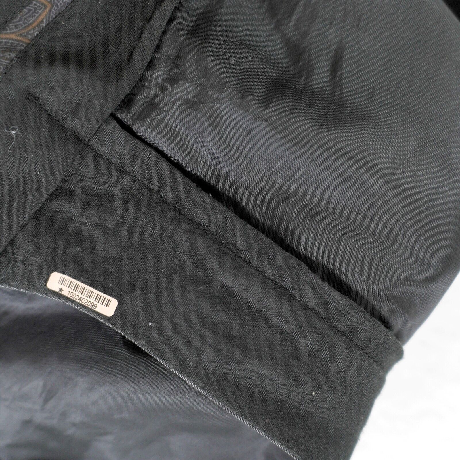 Lauren Ralph Lauren DAMAGED Lauren Ralph Lauren Gray Blue Shakskin Wool Flat Fro Size 44R - 11 Thumbnail
