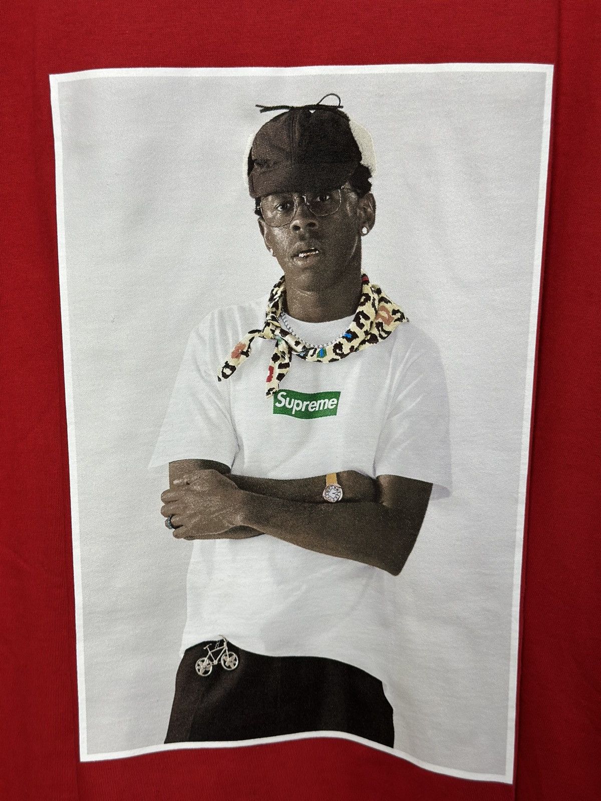 Supreme Tyler The Creator Supreme Tee Red Size US XL / EU 56 / 4 - 4 Thumbnail