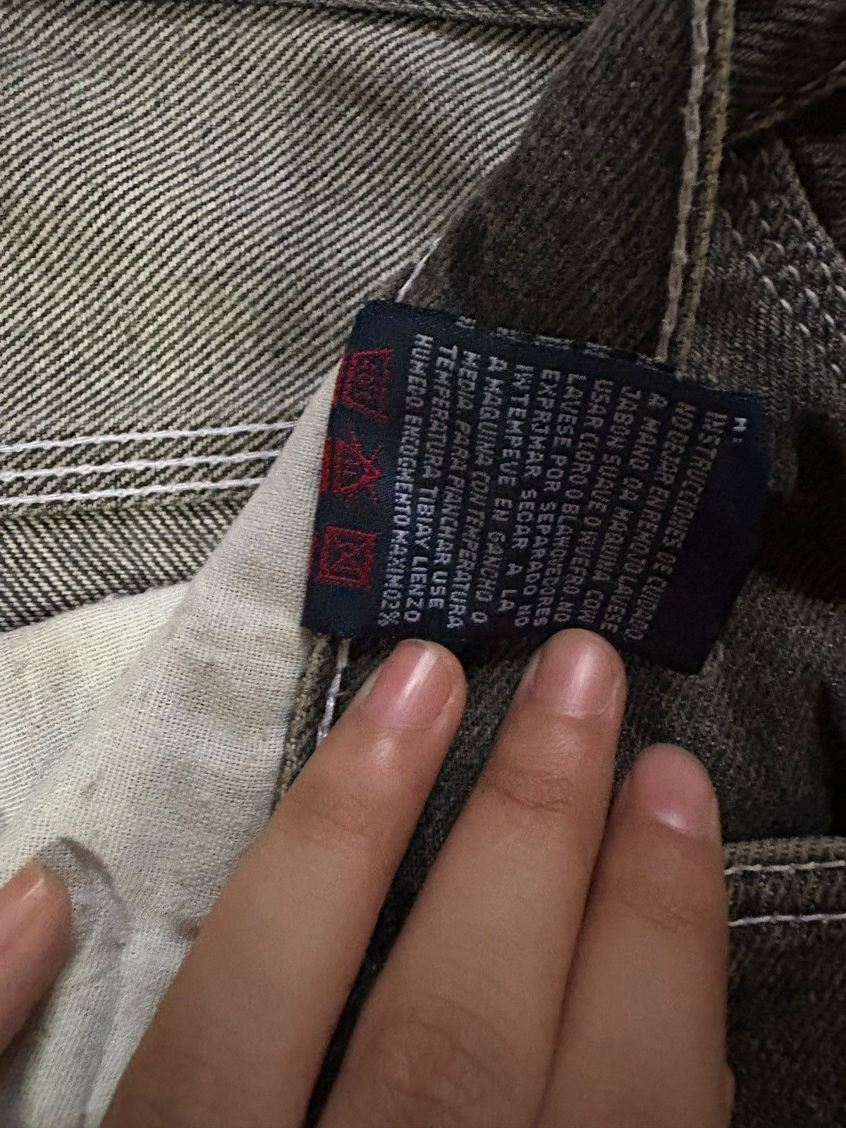 Japanese Brand Vintage Japanese Brand Mud Wash Baggy Carpenter Jeans Size US 36 / EU 52 - 12 Thumbnail
