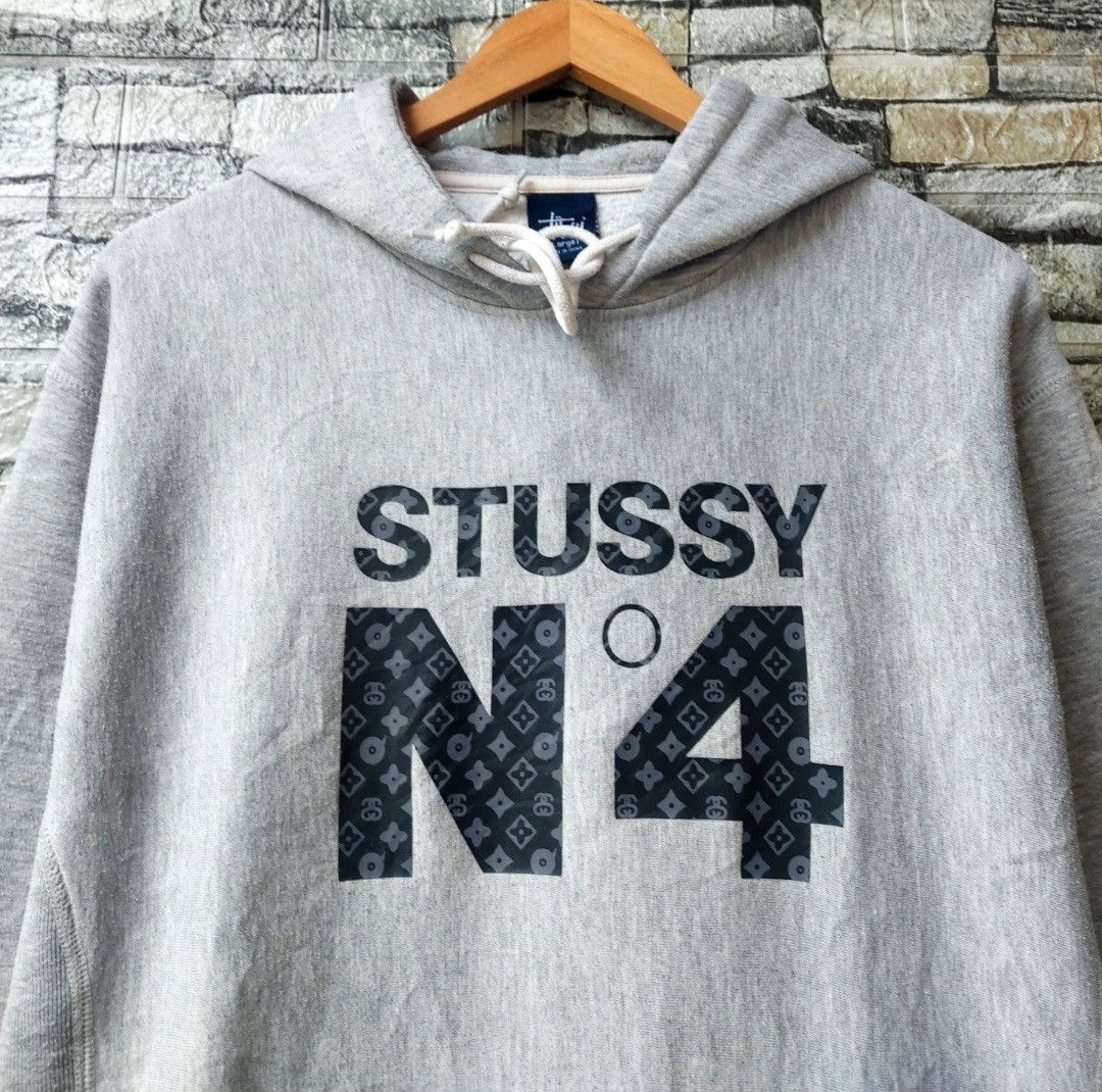 Stussy 🔥Rare🔥90's STUSSY N4 Louis Vuitton Monogram Pullover Size US L / EU 52-54 / 3 - 3 Thumbnail