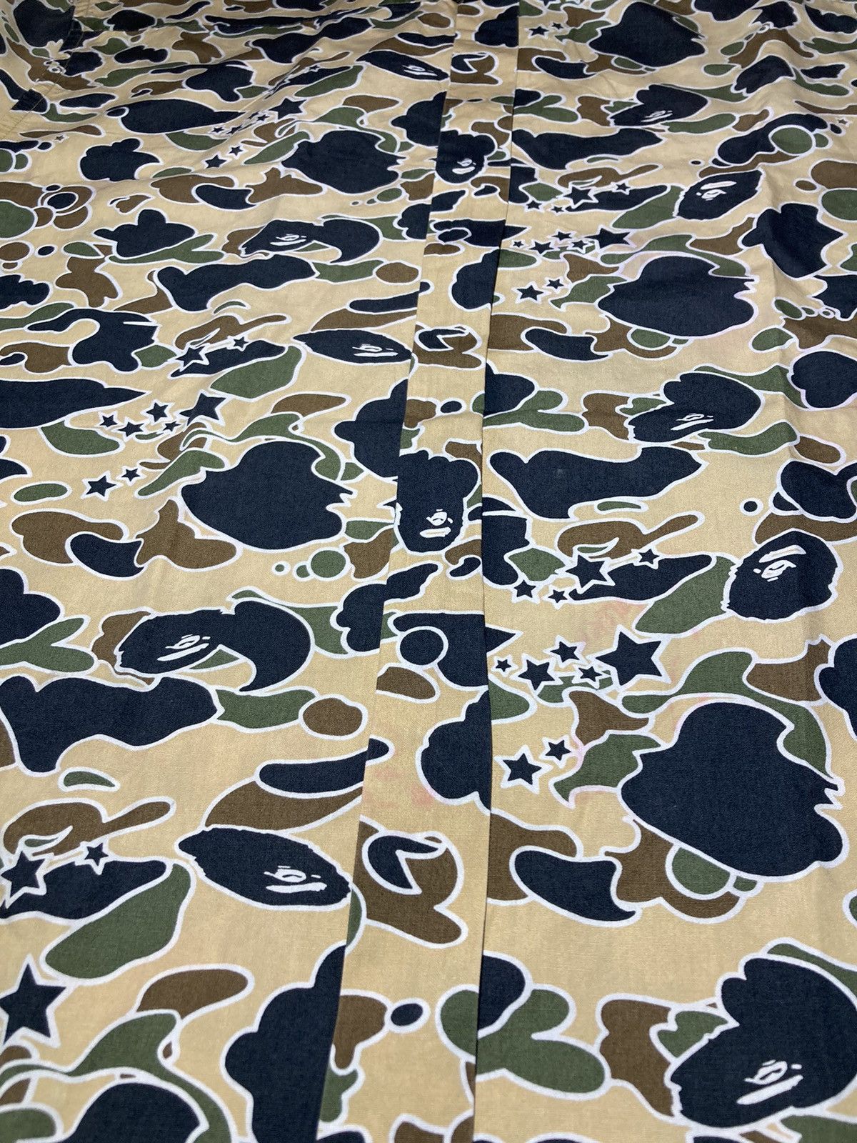 Bape 2003 Bape Psyche Camo Button Up Crazy First Camo OG Vintage Size US L / EU 52-54 / 3 - 10 Thumbnail