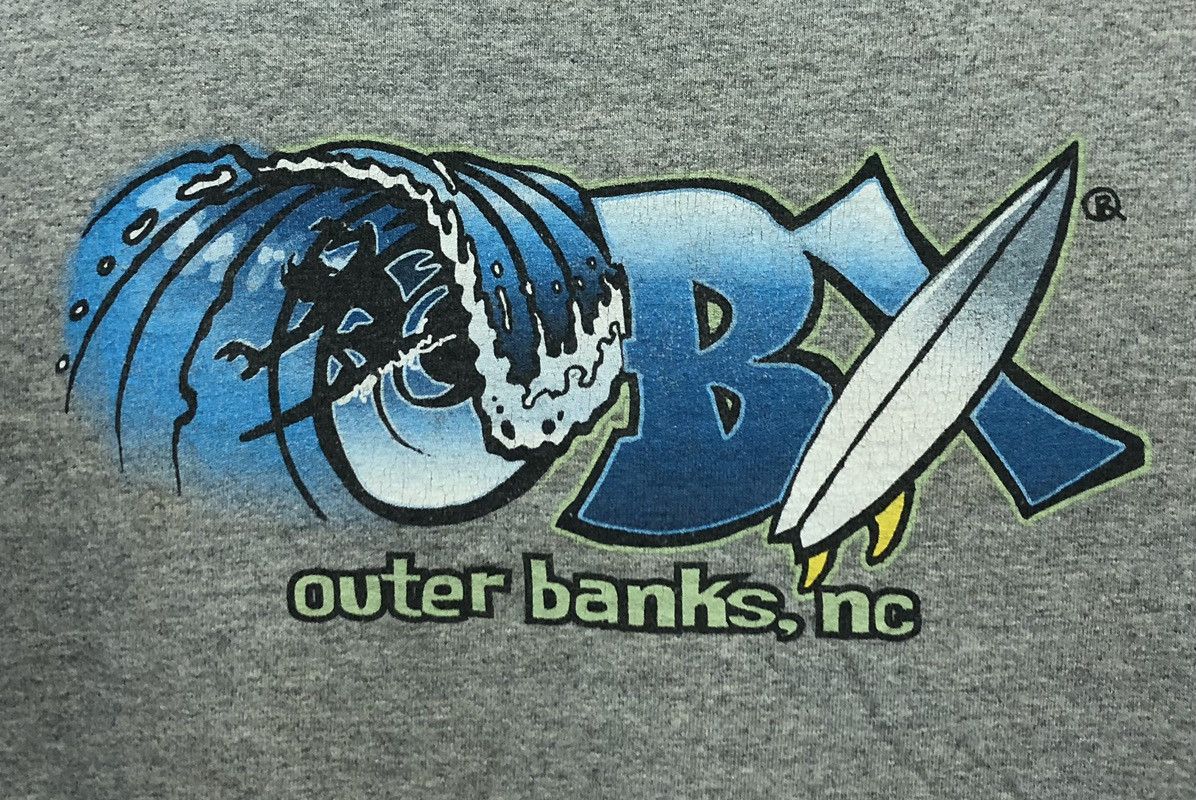Vintage Vintage OBX Outer Banx Nc T-Shirt Size US L / EU 52-54 / 3 - 3 Thumbnail