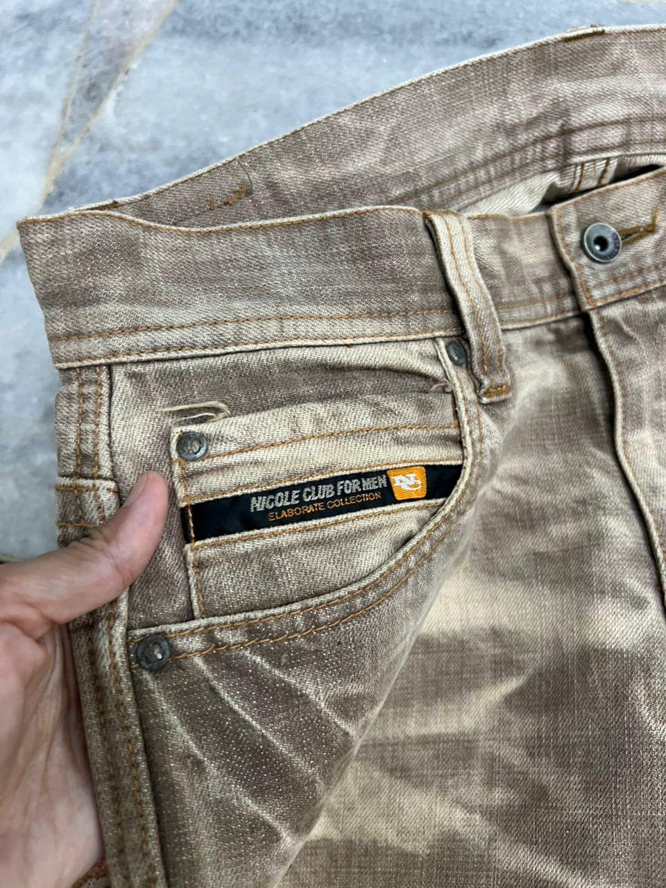 Nicole Club Nicole Club For Men Mudwash Denim Size US 33 - 8 Thumbnail