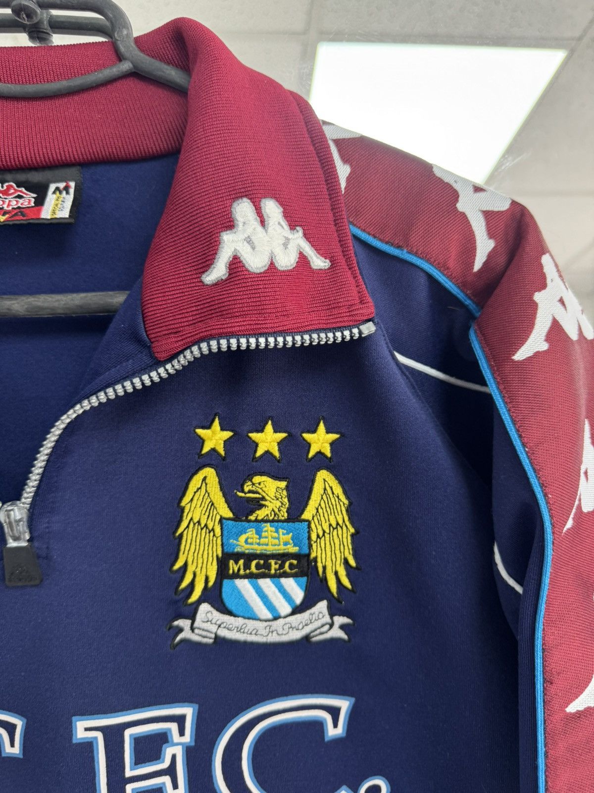 Kappa Manchester City 1997/99 Track Top 1/4 Zip Jacket Kappa sz M Size US M / EU 48-50 / 2 - 7 Thumbnail