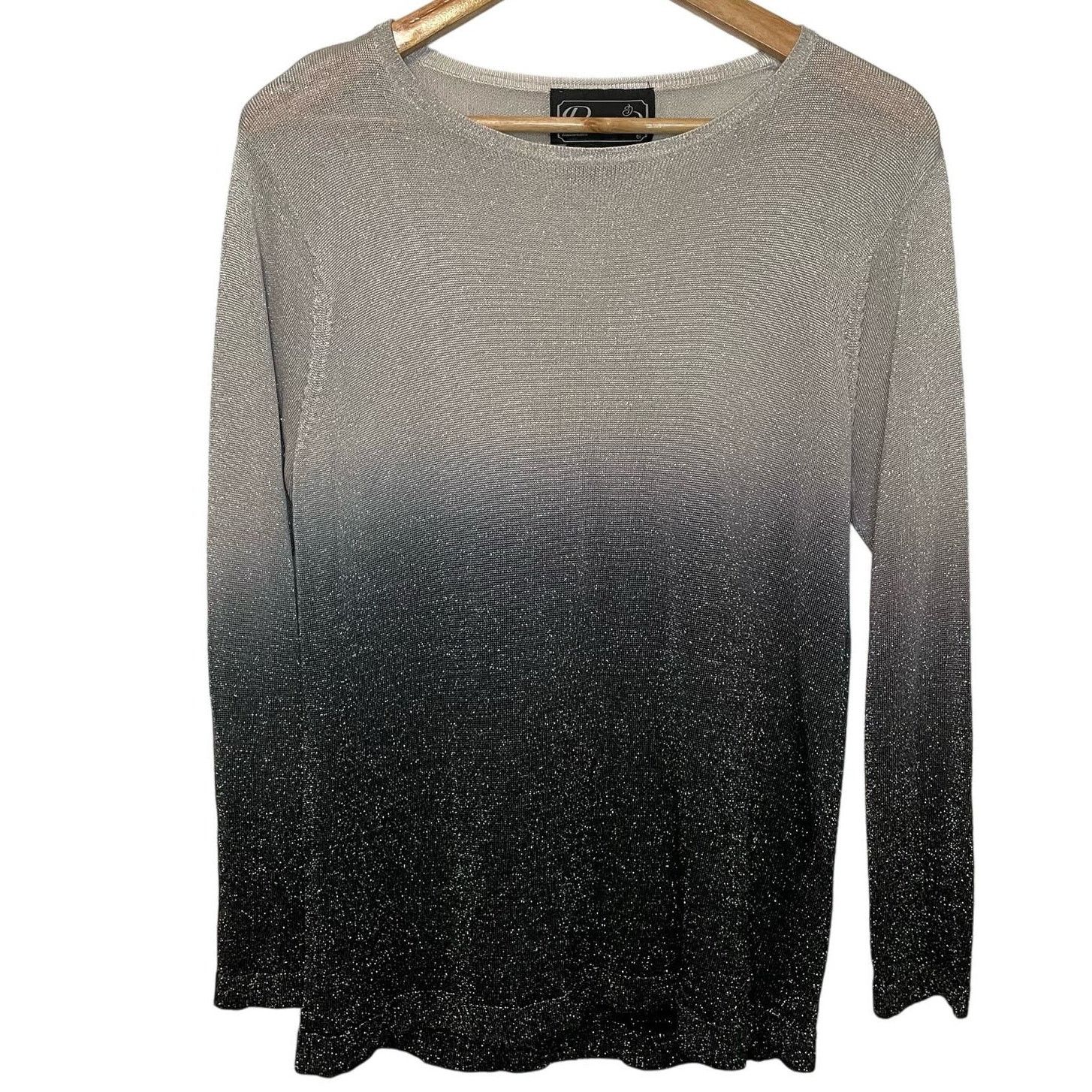 Vintage Rochelle California Ombre Top M Vintage Metallic Boat Neck Size M / US 6-8 / IT 42-44 - 1 Thumbnail