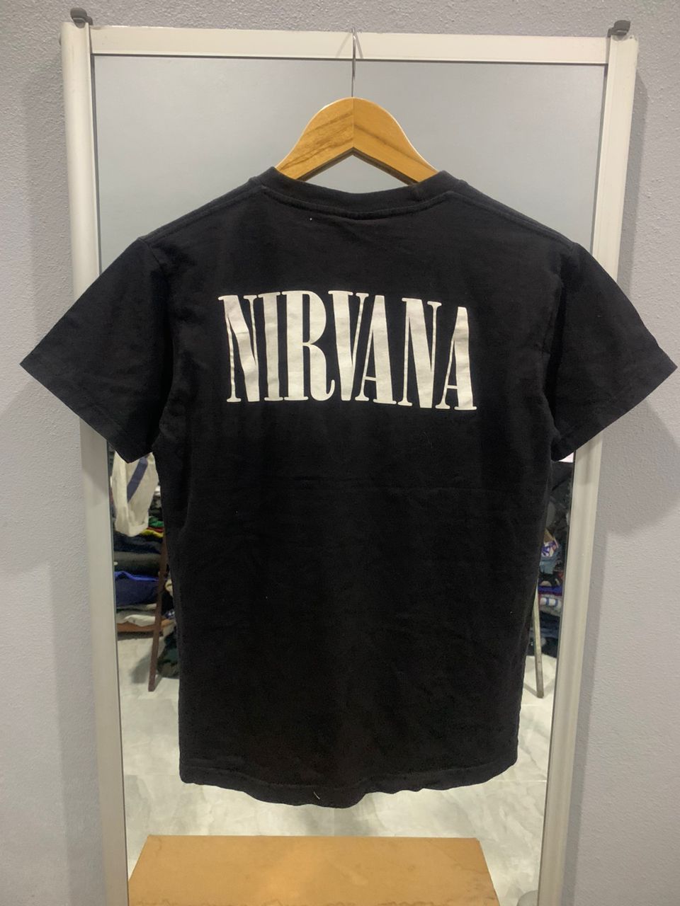 Band Tees × Nirvana Nirvana smiley logo bootleg shirt Size US XS / EU 42 / 0 - 5 Thumbnail