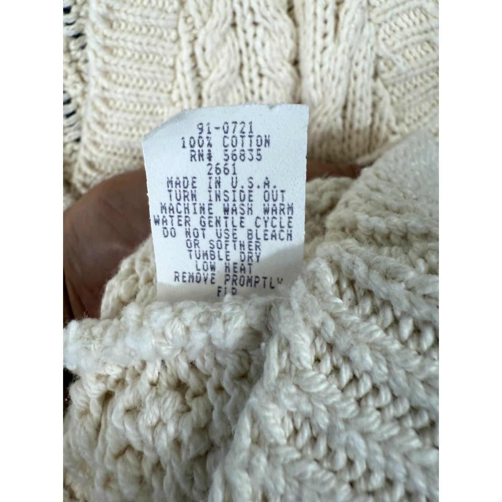 Vintage VINTAGE Cabela’s Sweater Vest Womens M Ivory Button Front V-Neck Cable Knit Sleeveless Knit Holiday USA Mens? Women? end. Size M / US 6-8 / IT 42-44 - 6 Thumbnail