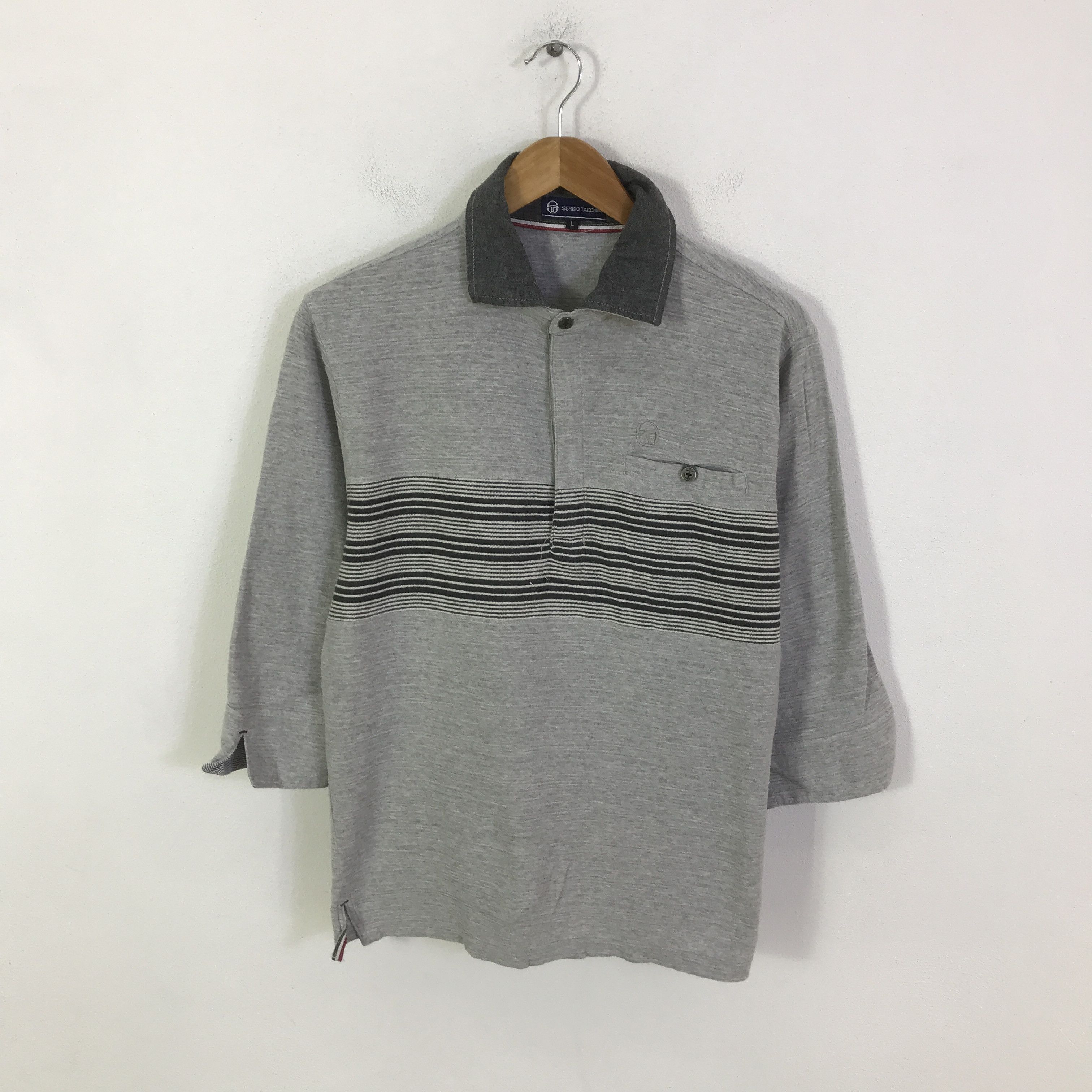 Sergio Tacchini sergio tacchini Polo t-shirt K117B2 Size US L / EU 52-54 / 3 - 1 Thumbnail