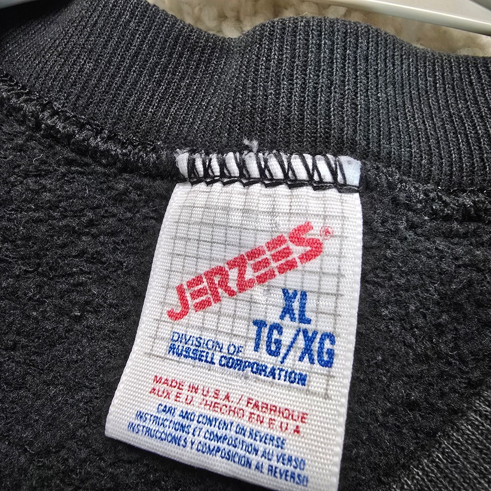 Jerzees Jerzees Mens Vintage VTG Sweater Crewneck XL Made in USA Size US XL / EU 56 / 4 - 4 Thumbnail