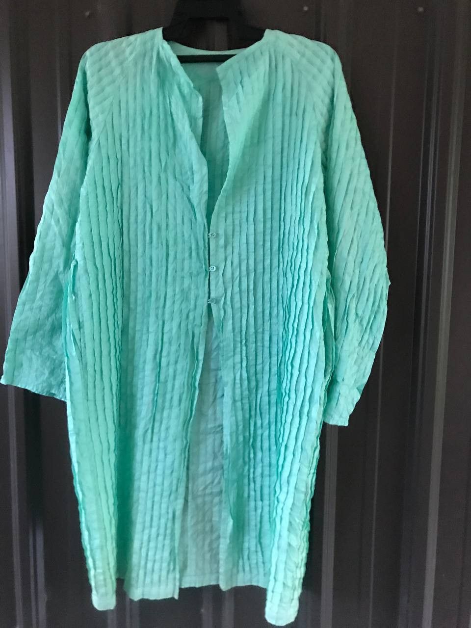 Issey Miyake Issey Miyake Haat Pleated Long Jacket Size M / US 6-8 / IT 42-44 - 1 Thumbnail