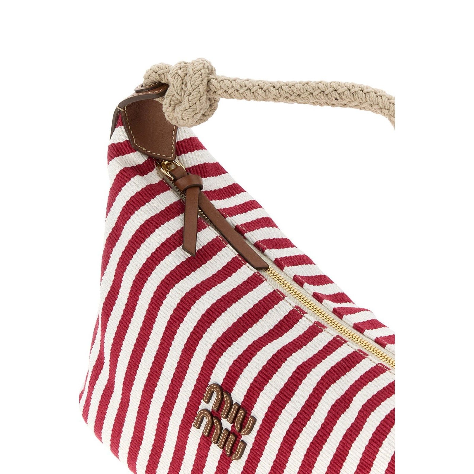 Miu Miu MIU MIU Crochet Ruby Red/Cognac Bag New & Authentic Size ONE SIZE - 4 Thumbnail
