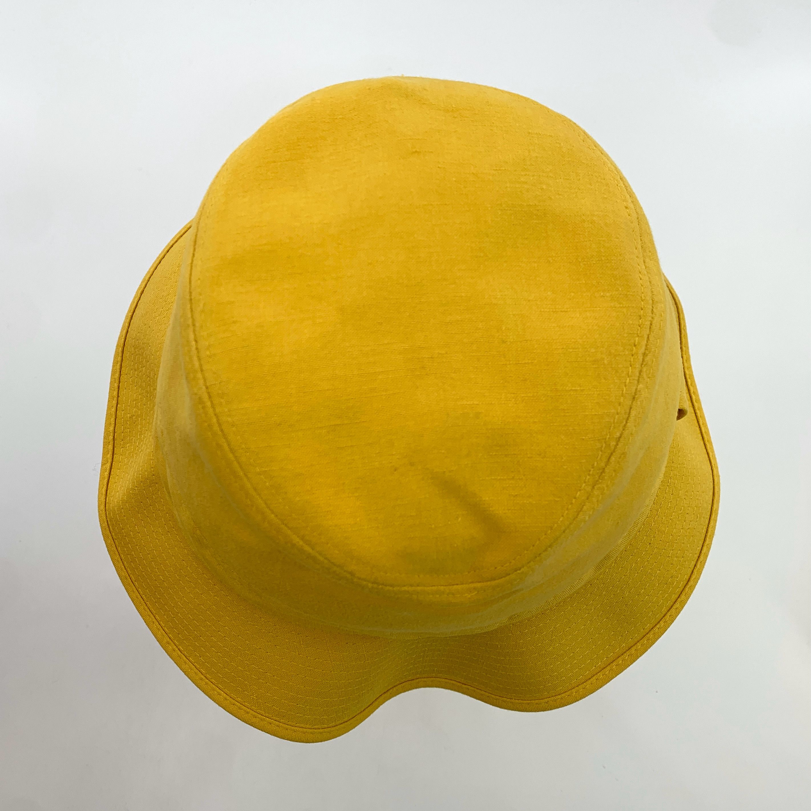 Hermes Hermes Linen Bucket Hat Yellow (57 cm) Size ONE SIZE - 5 Thumbnail