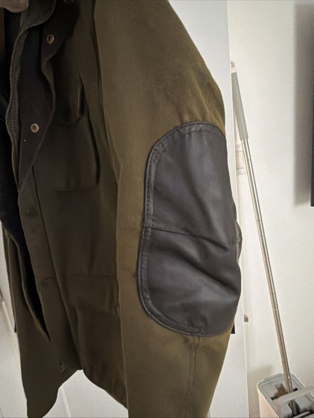 Barbour Barbour Ogston Waxed Jacket Olive Oban Padded Leather Sleeve Size US S / EU 44-46 / 1 - 6 Thumbnail