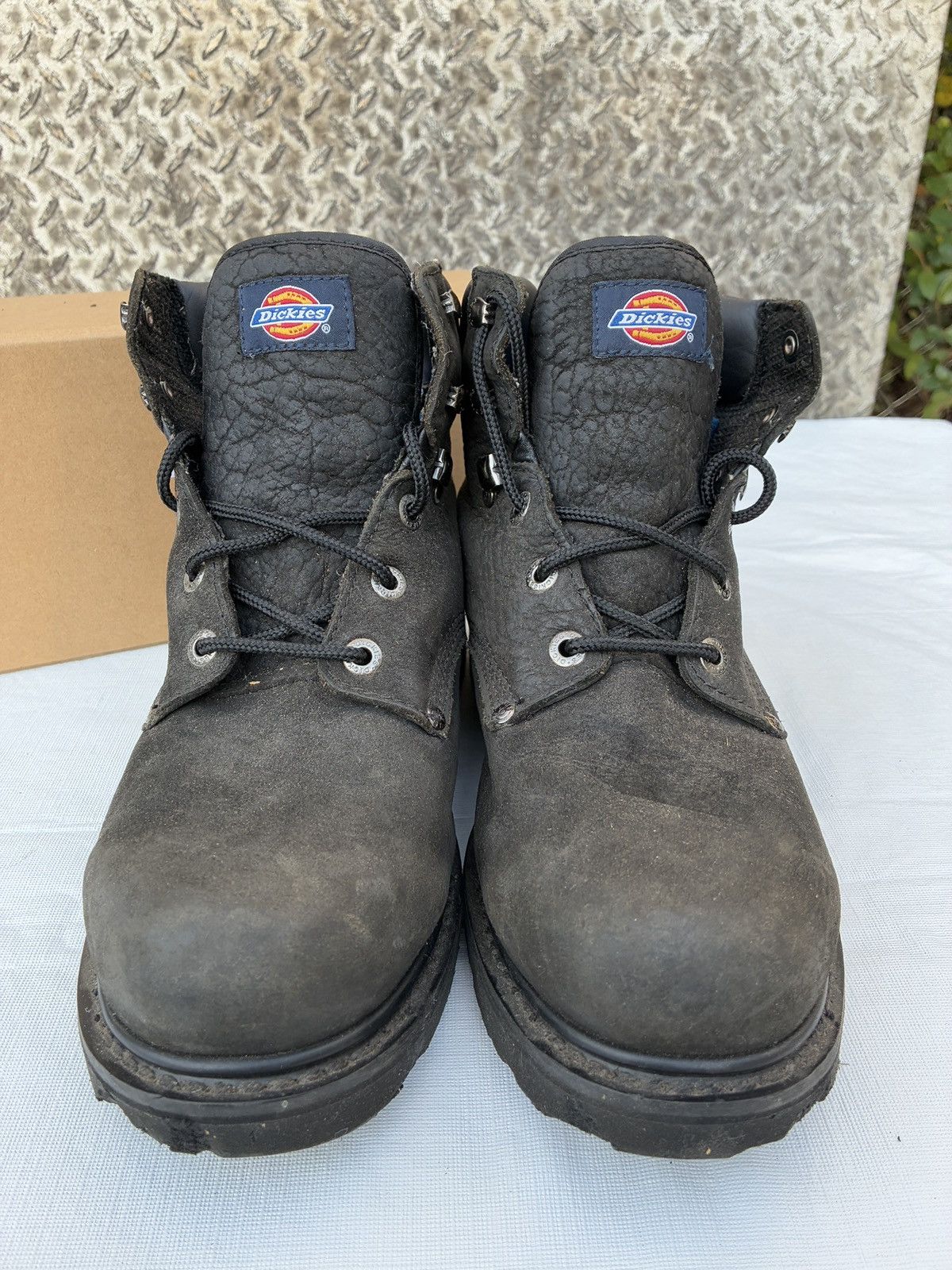 Dickies Dickies Black Leather Work Boots Mens Size 10 Size US 10 / EU 43 - 4 Thumbnail