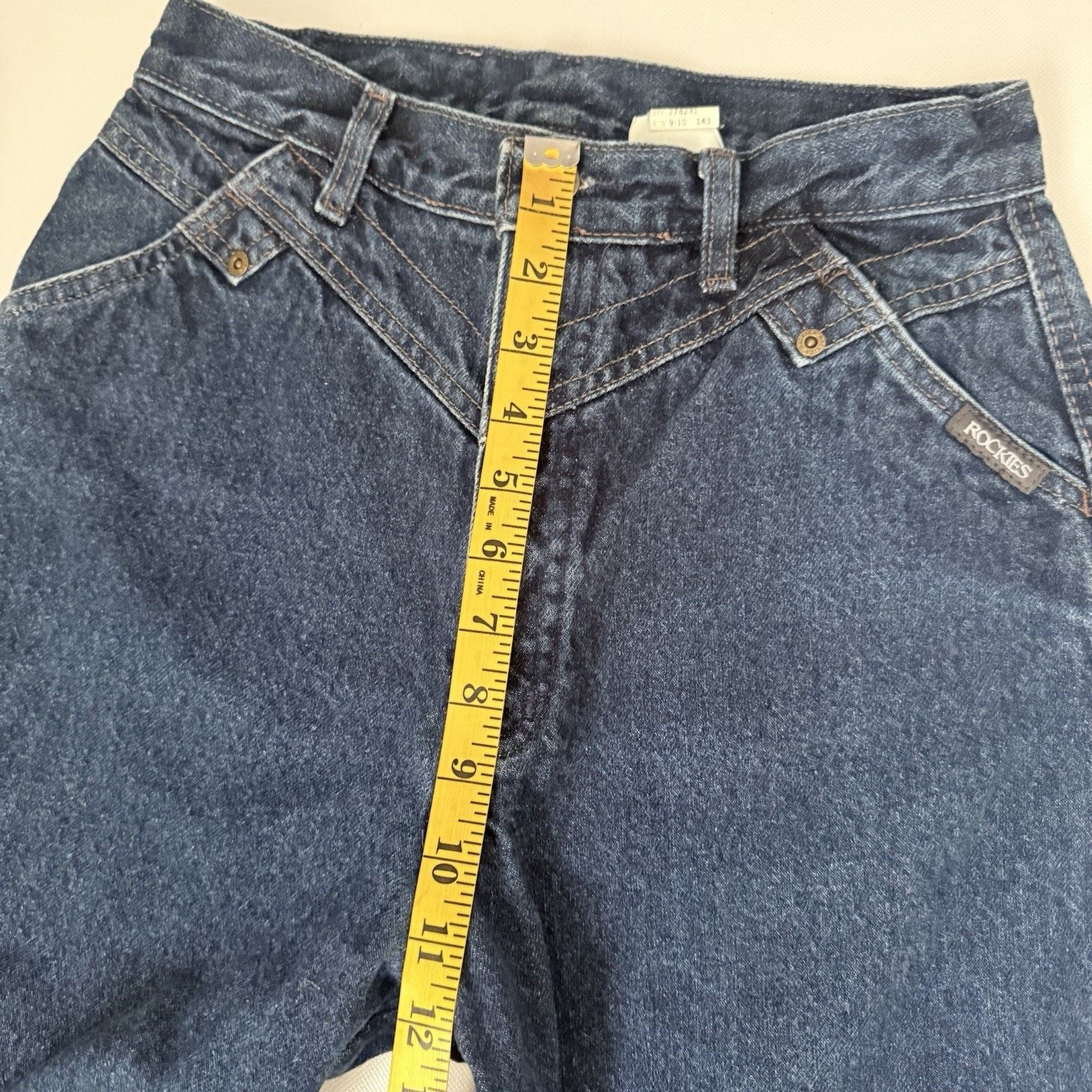 Other Rocky Mountain Jeans High Rise Bareback Western Cowgirl Size 24" / US 00 / IT 34 - 6 Thumbnail