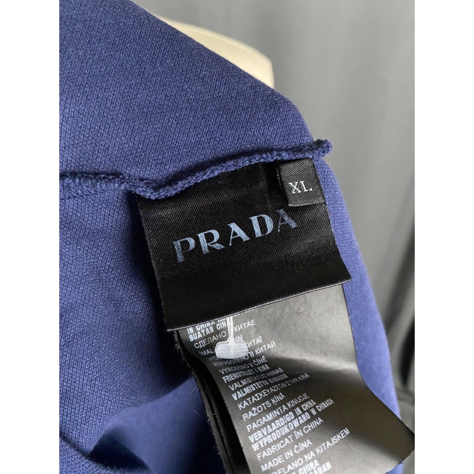 Prada Prada Small Logo Men's Blue Polo T-Shirt Size XL Size US XL / EU 56 / 4 - 11 Thumbnail