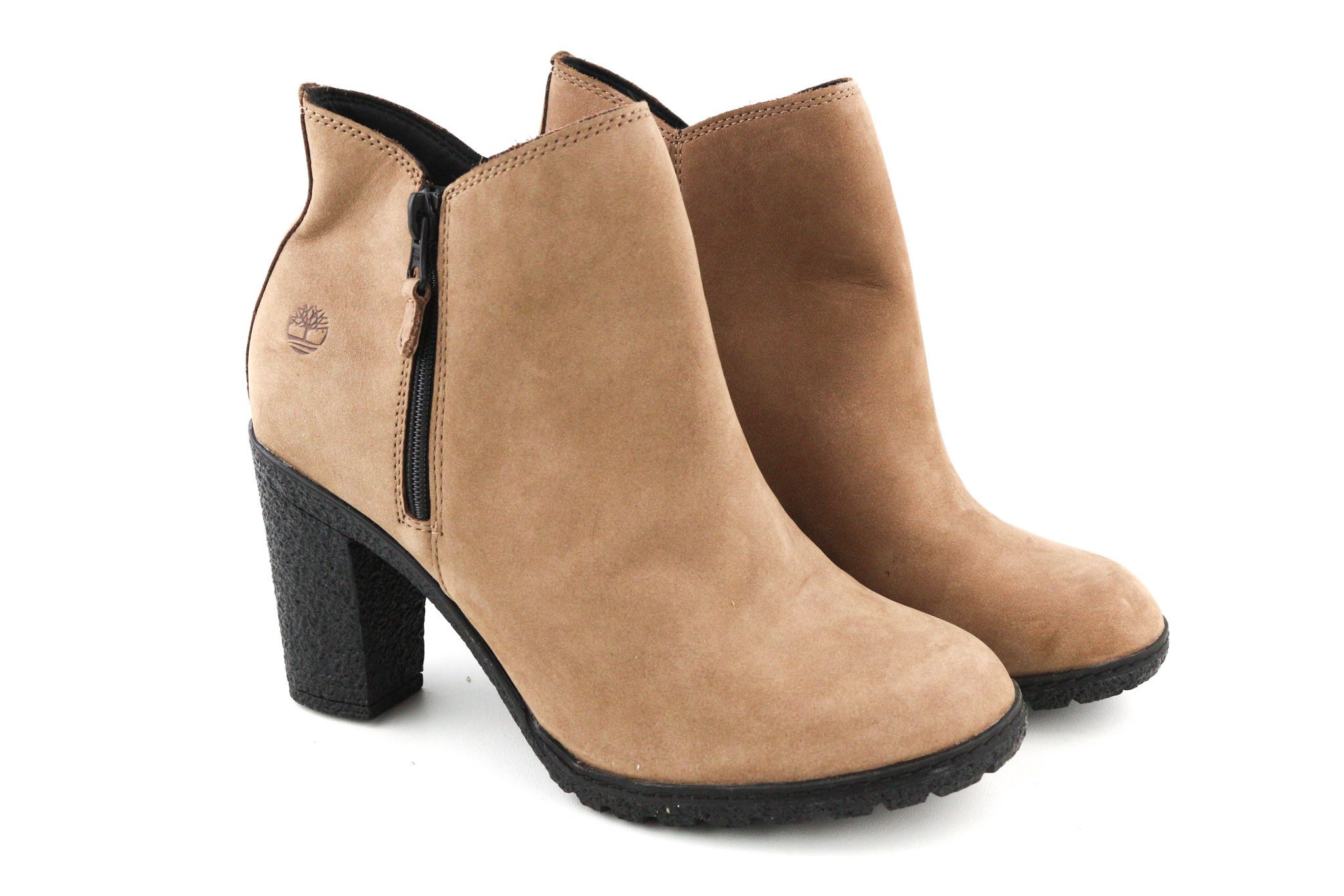 Timberland A2JJK-A6034 EU38/39 Brown Leather Ankle Heels 81141 Size US 8 / IT 38 - 1 Thumbnail