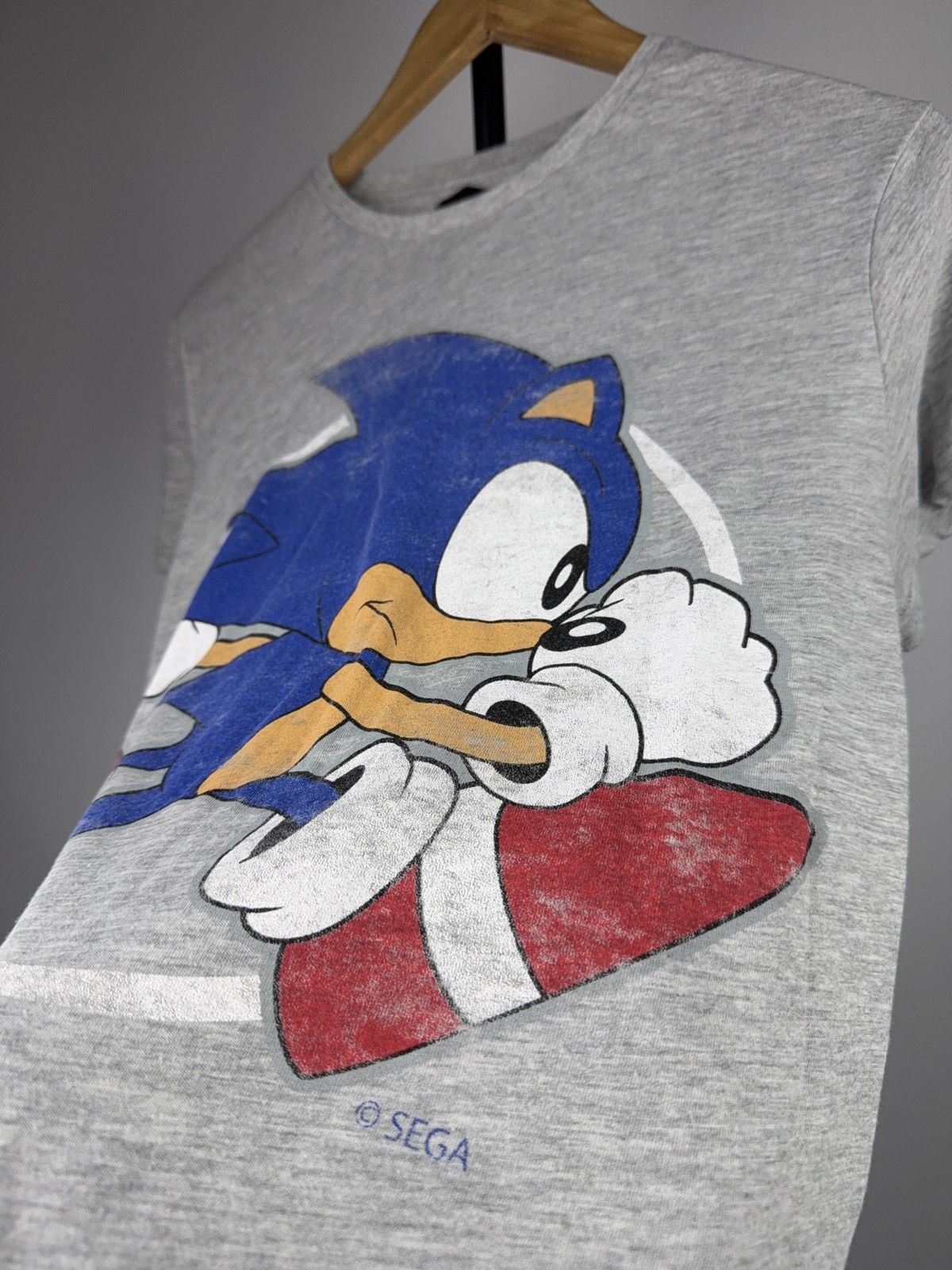 Vintage 2010s Sonic the Hedgehog Sega Graphic T-Shirt Grey Size M Size US M / EU 48-50 / 2 - 4 Thumbnail