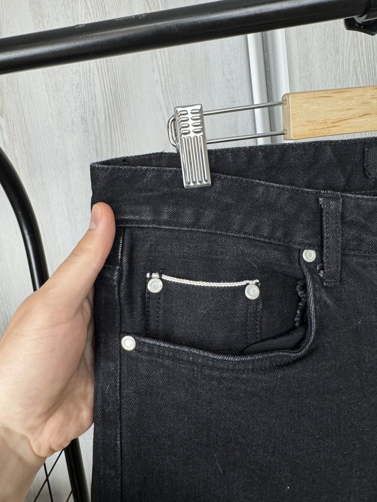Japanese Brand Represent Basic selvedge denim vintage black jeans zippers Size US 32 / EU 48 - 5 Thumbnail