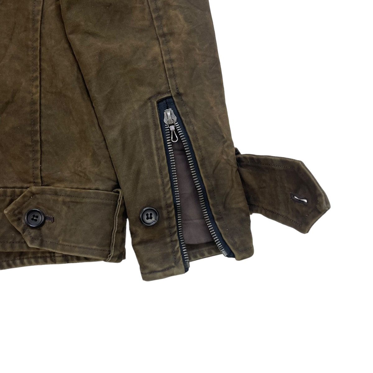14th Addiction 🫴🏻Vintage Italian Designer Shellac Riri Zip Jacket Size US S / EU 44-46 / 1 - 7 Thumbnail