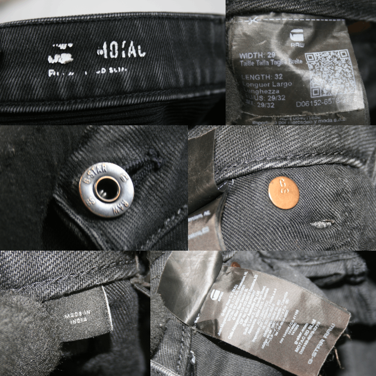 G-Star Motac 3D Slim Jeans Size US 29 - 11 Thumbnail