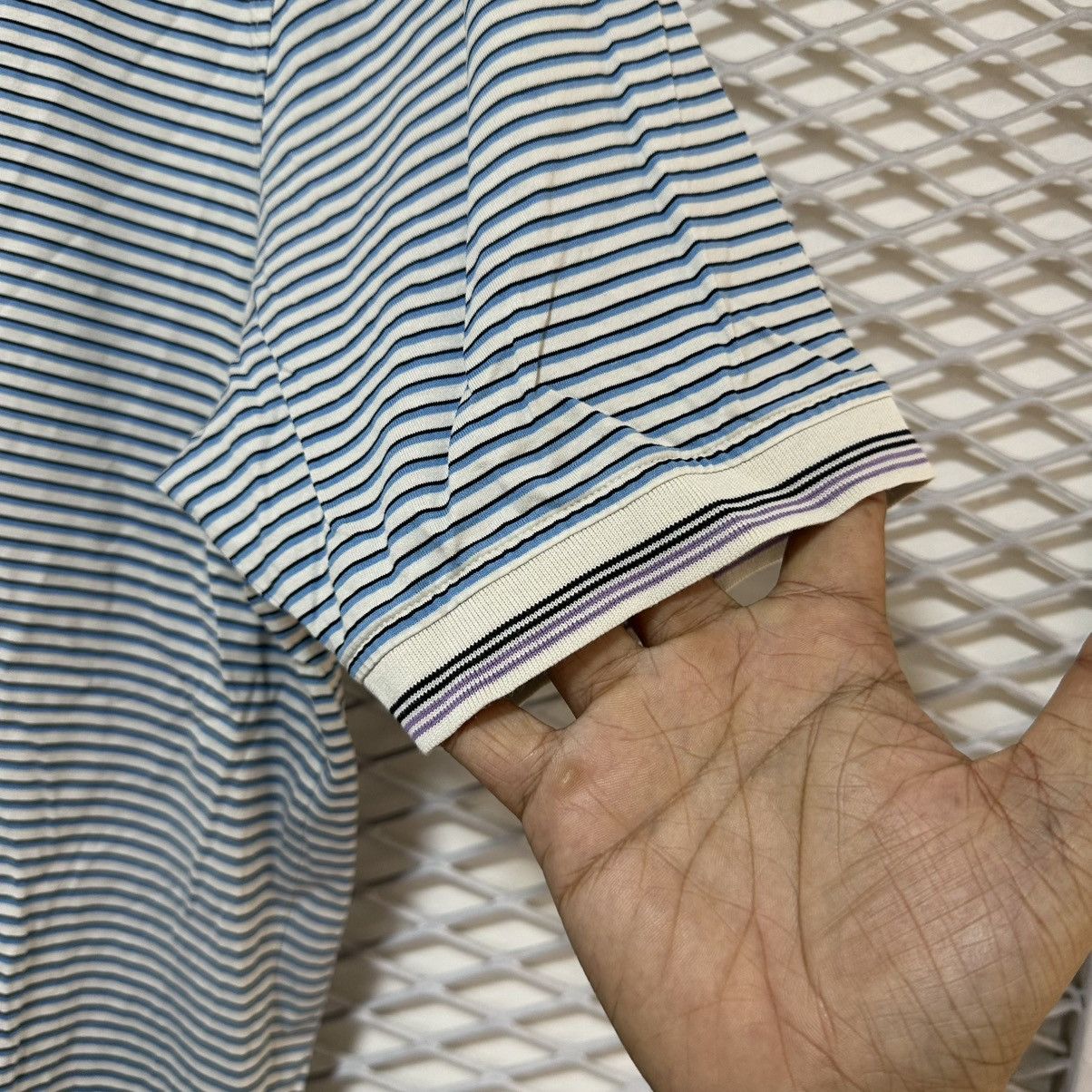 Montagut Vintage Montagut Striped Logo Embroidery Size US XL / EU 56 / 4 - 4 Thumbnail