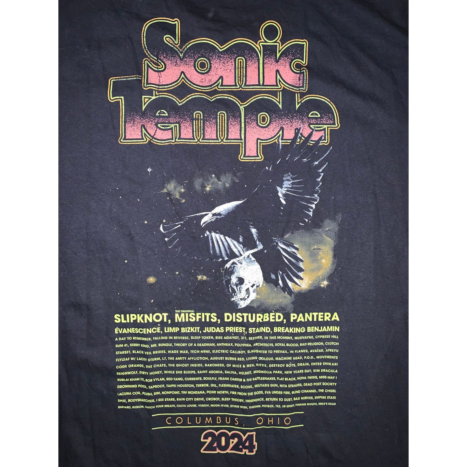 Band Tees Sonic Temple 2024 Festival T Shirt XL Comfort Colors Primal Size US XL / EU 56 / 4 - 2 Thumbnail
