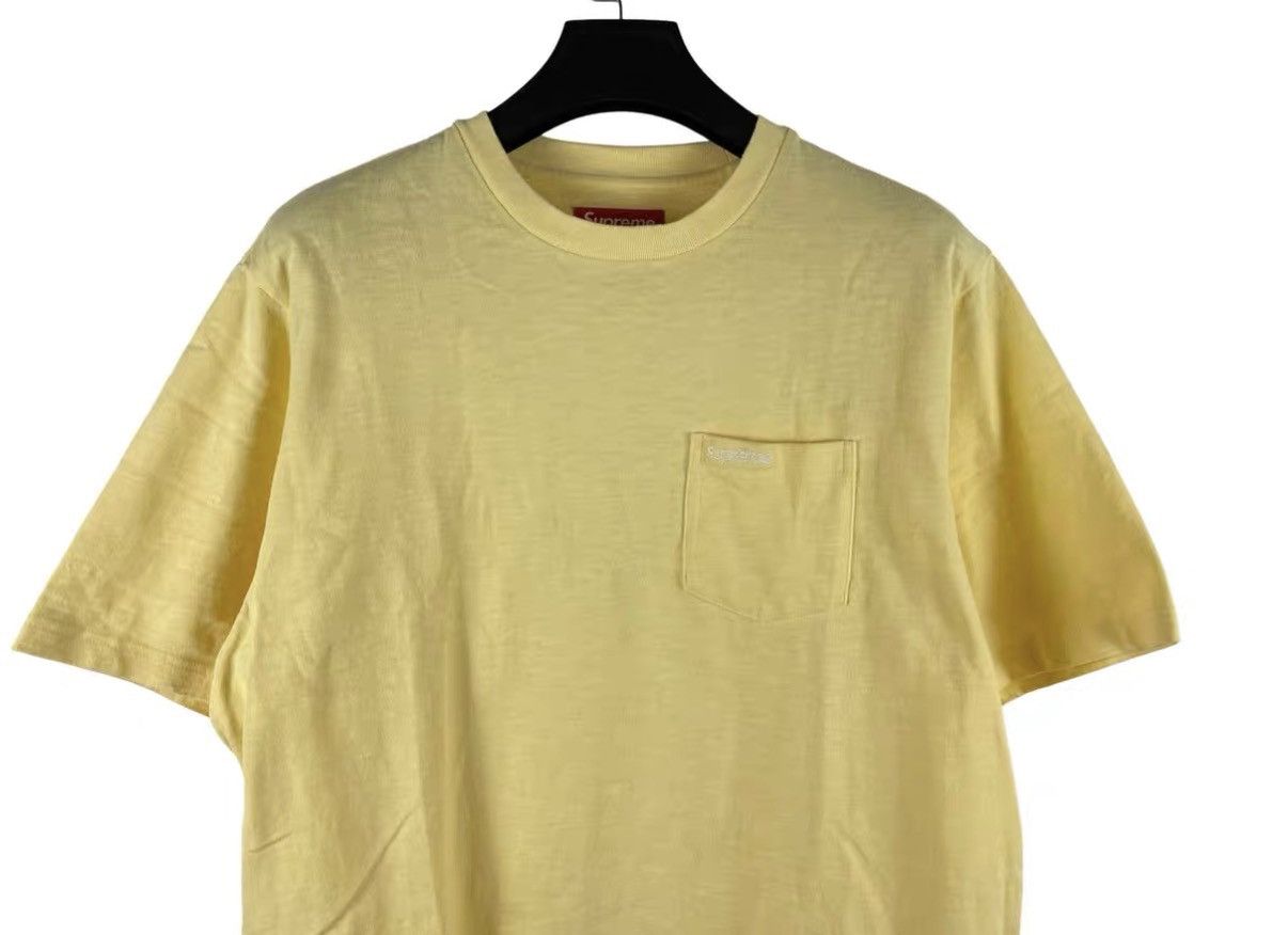 Supreme Supreme Cream Yellow Embroidered Pocket Short Sleeve J31 Size US M / EU 48-50 / 2 - 3 Thumbnail
