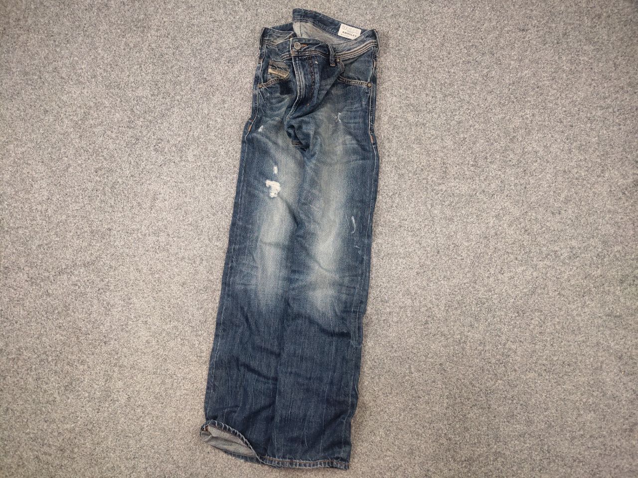 Diesel Diesel Krooley Regular Distresed Denim Jeans Vintage LGB Y2K Size US 33 - 3 Thumbnail