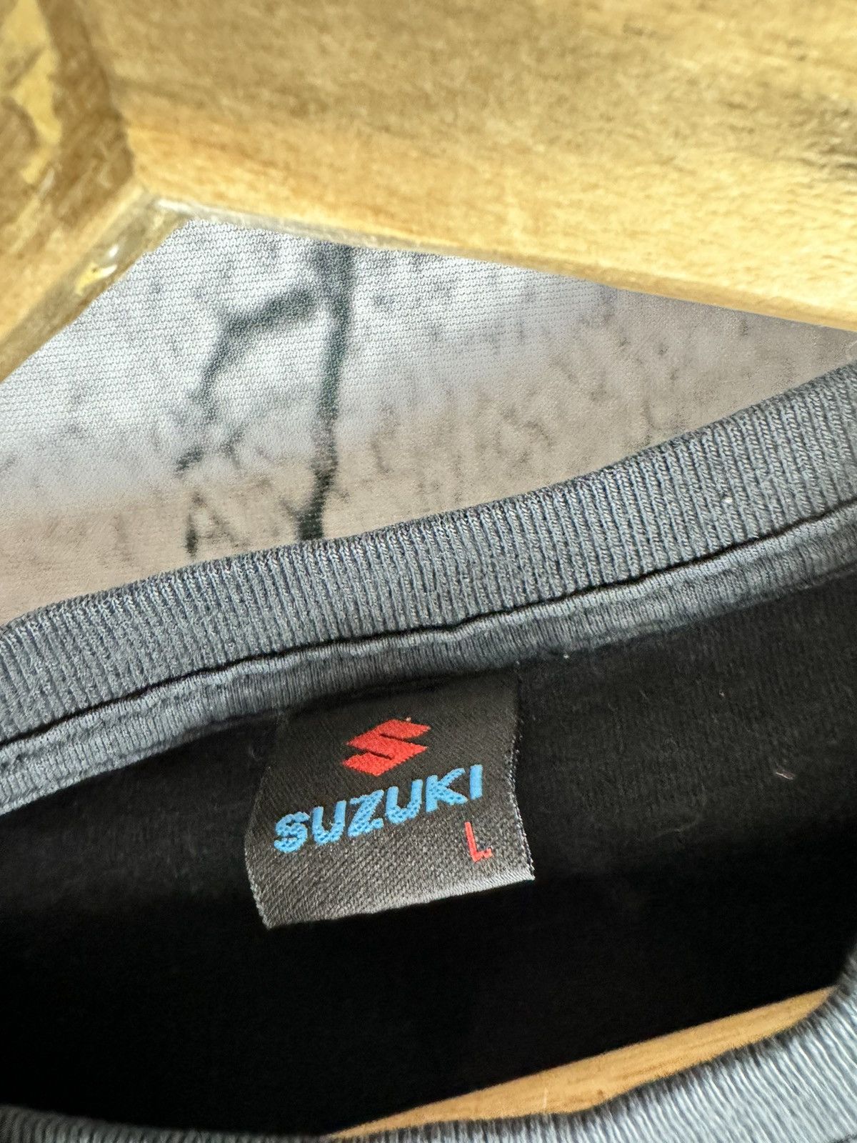 Vintage 1990’s Suzuki gsxR racing vintage tee t-shirt Size US L / EU 52-54 / 3 - 4 Thumbnail