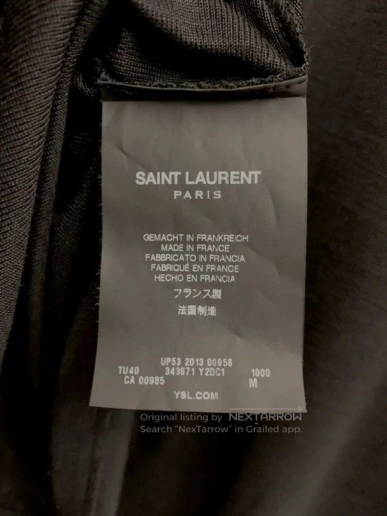 Saint Laurent Paris Saint Laurent Paris Blood Teeth Sparkling Diamond Silk Shor Size US M / EU 48-50 / 2 - 7 Thumbnail