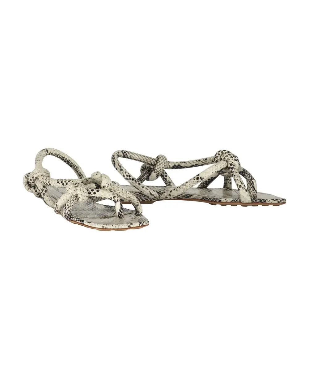 Bottega Veneta o1n1vont1125 Jimbo Flat Slingback Sandals in Multicolor Size US 11 / IT 41 - 2 Thumbnail