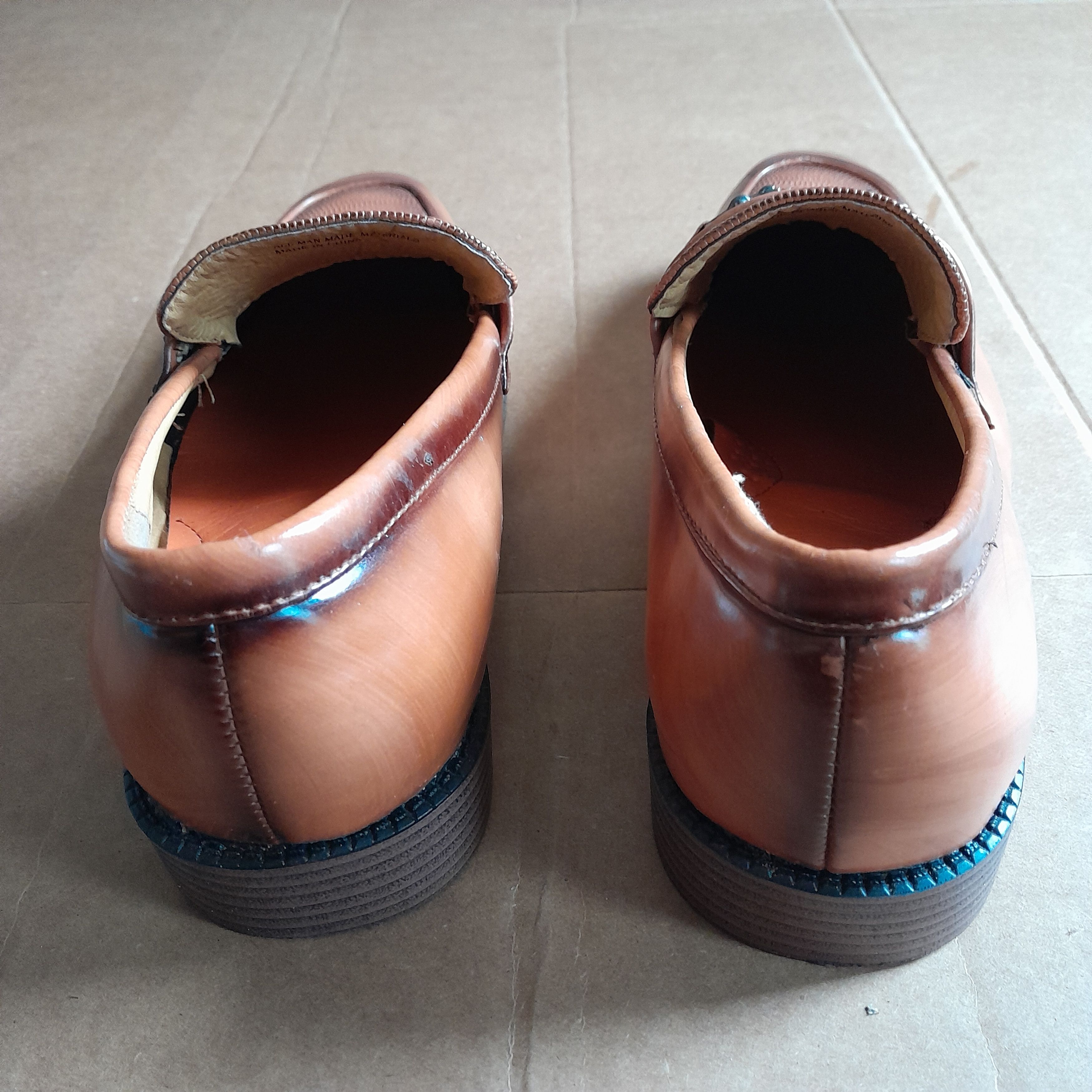 Other Antonio Cerrelli Elite Men’s Brown Leather Loafers Size US 12 / EU 45 - 6 Thumbnail