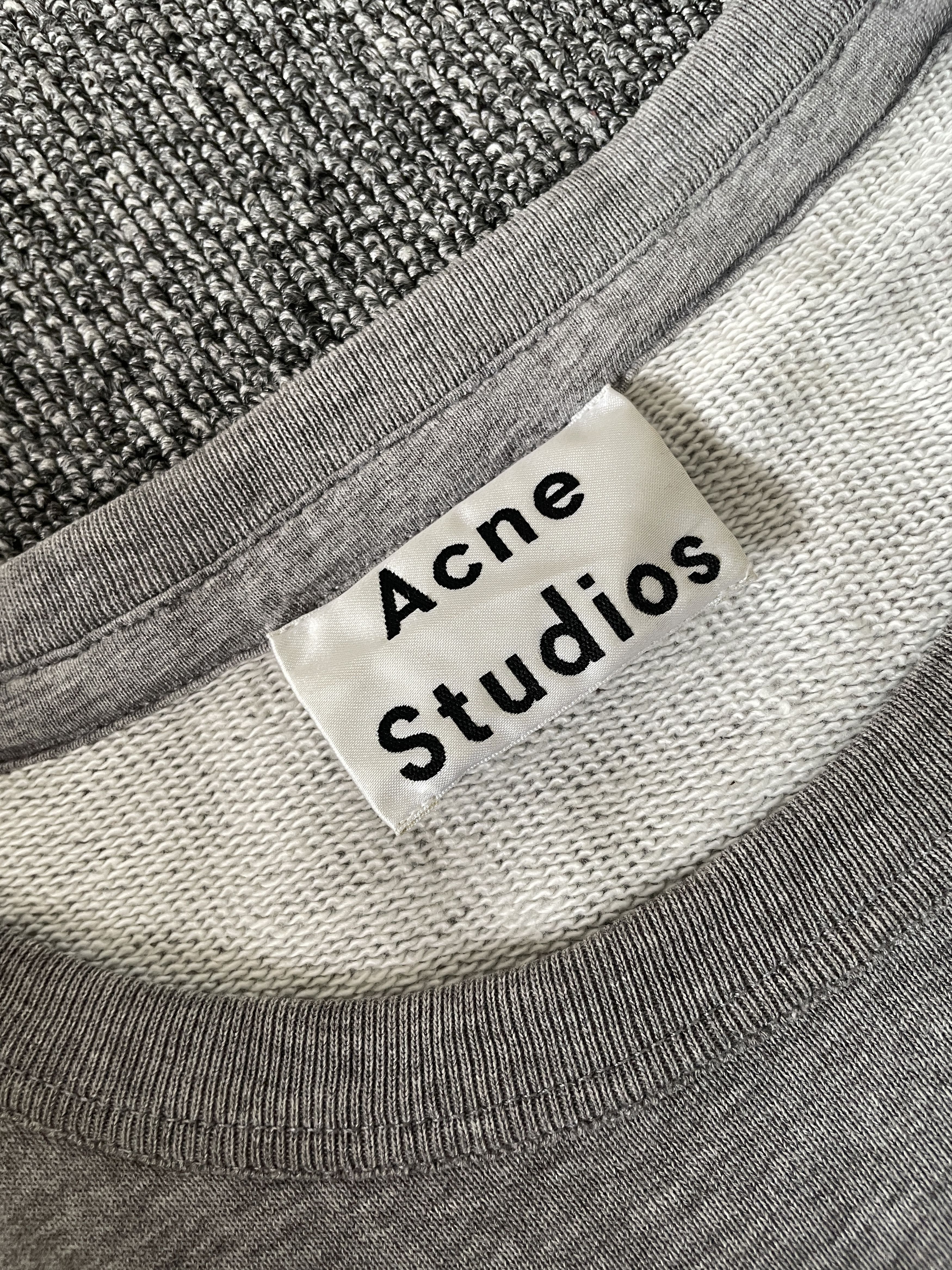 Acne Studios ACNE STUDIOS 'FAISE' S/S 2018 EMBROIDERY SWEATSHIRT Size US L / EU 52-54 / 3 - 4 Thumbnail