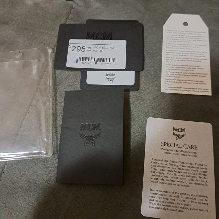 MCM MCM belt Grailed