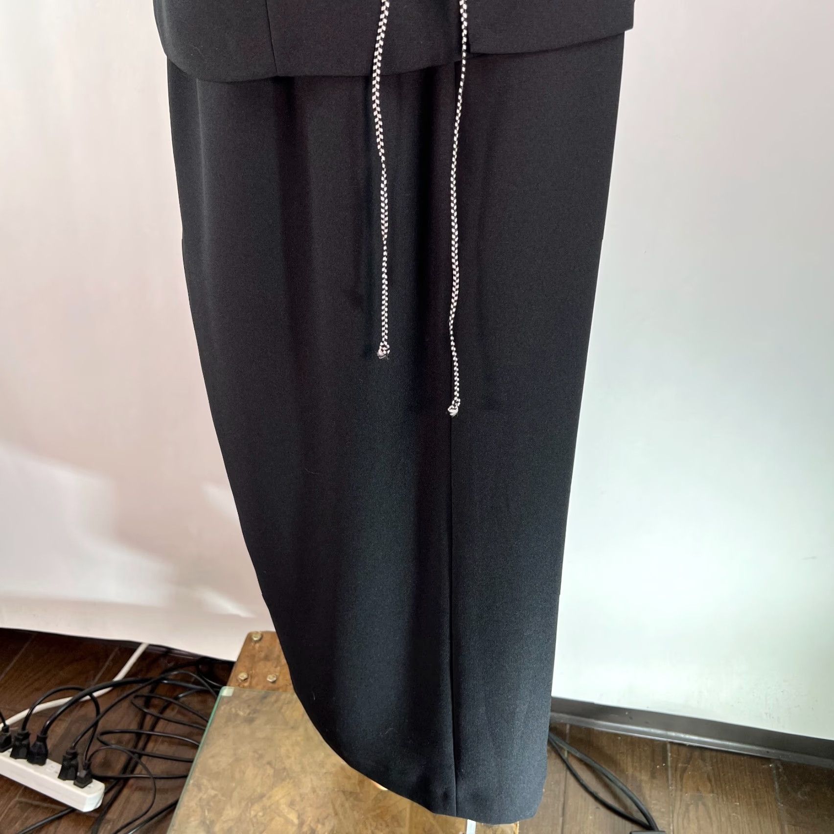 Kasper VINTAGE Kasper A.S.L. Womens Sheath Dress Size 16 Short Sleeves Round Neck Black Womens Size 38" / US 16 / IT 52 - 6 Thumbnail