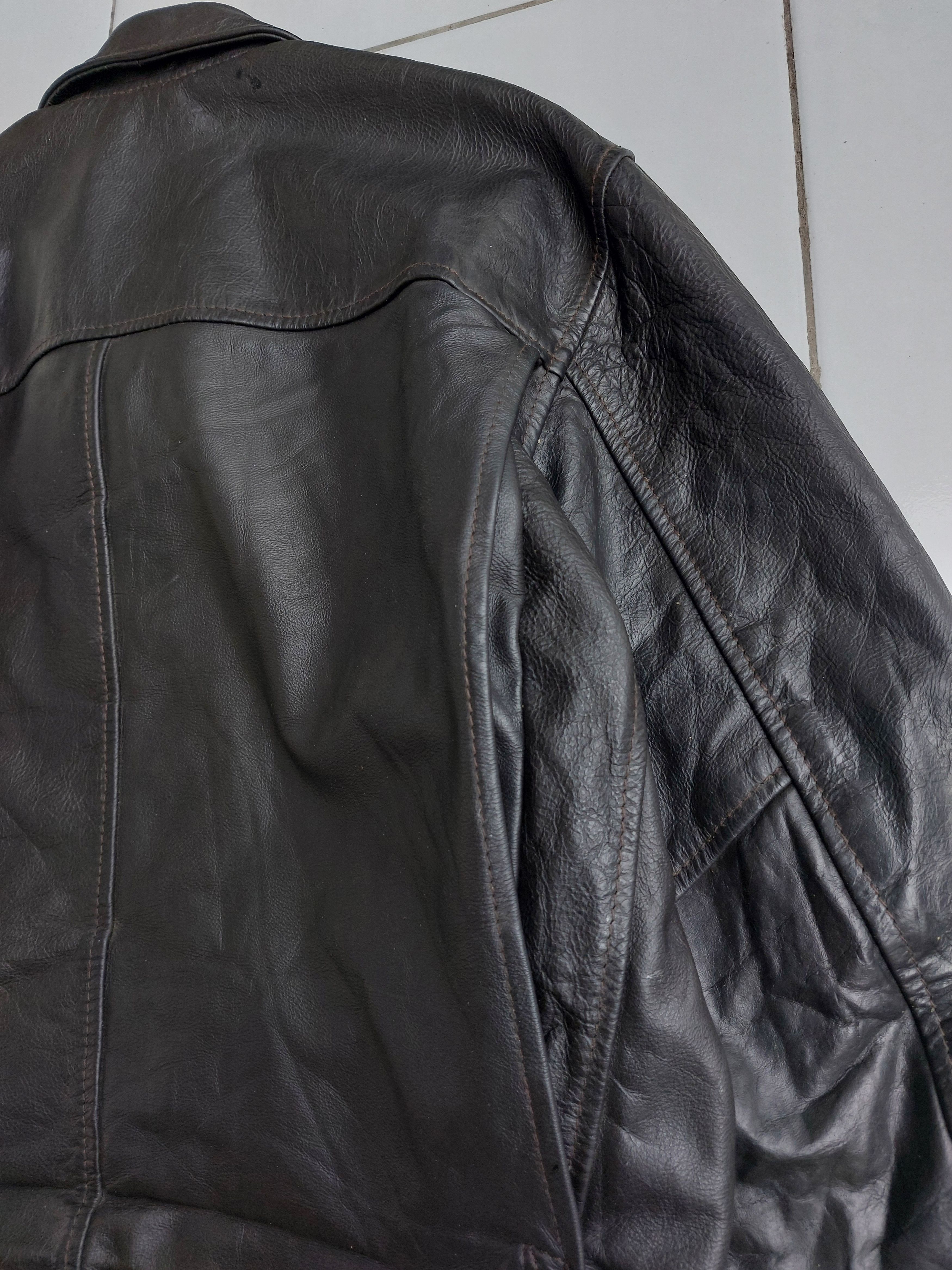 Vintage Mc Clures Vintage Leather Jacket Size US L / EU 52-54 / 3 - 13 Thumbnail
