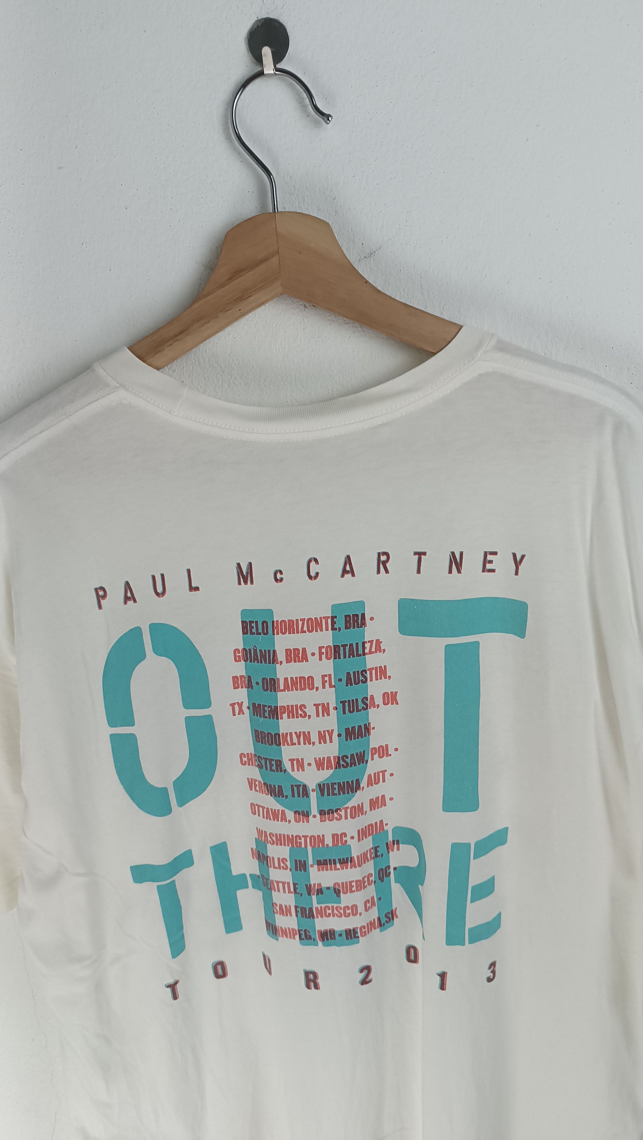 Vintage VINTAGE 2013 PAUL MCCARTNEY TOUR TEE beatles who kinks Size US XL / EU 56 / 4 - 15 Thumbnail