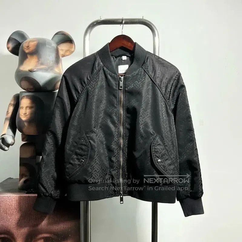 Burberry Burberry Men's Black Bomber Jacket. Size US M / EU 48-50 / 2 - 1 Thumbnail