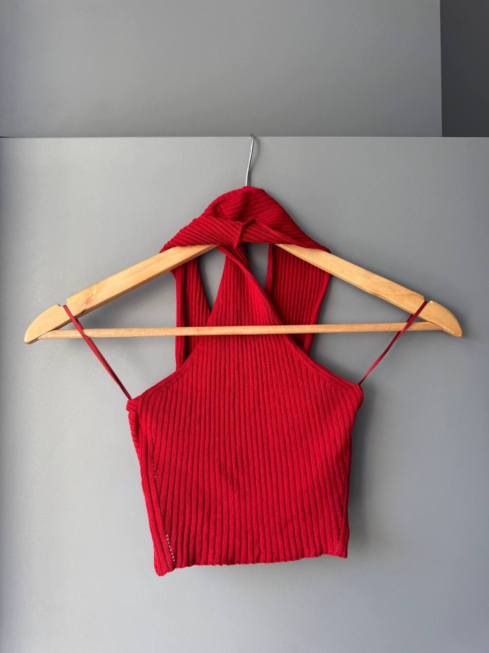 Stella McCartney Stella McCartney Red Crop Top Size XS / US 0-2 / IT 36-38 - 2 Thumbnail