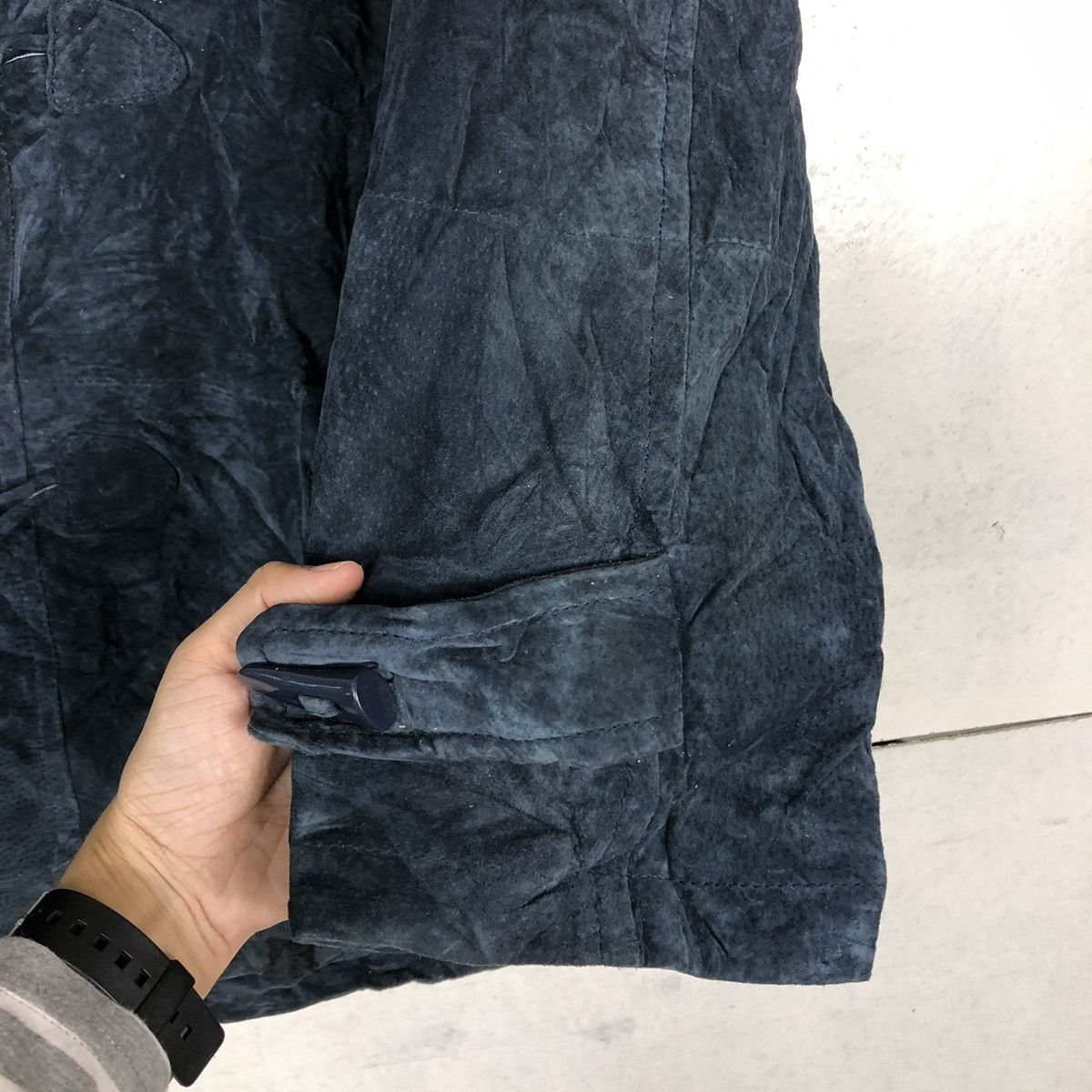 Japanese Brand 🔥VINTAGE GENUINE LEATHER JACKET BIKER VIA NUOVA ISSEY MIYAKE Size US L / EU 52-54 / 3 - 15 Thumbnail