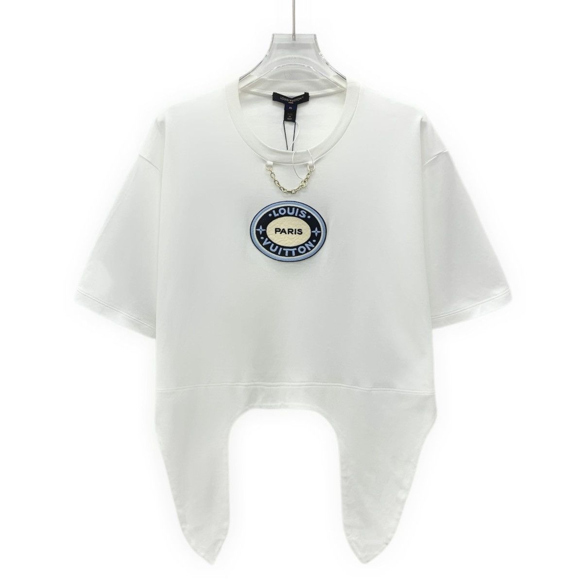 Louis Vuitton Louis Vuitton Cotton Asymmetric Hem Crew Neck T-Shirt K26WX Size XL / US 12-14 / IT 48-50 - 1 Thumbnail