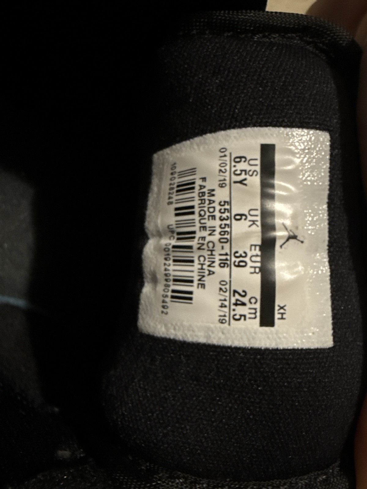 Jordan Brand Air Jordan 1 Low Black Toe Size US 6.5 / EU 39-40 - 6 Thumbnail