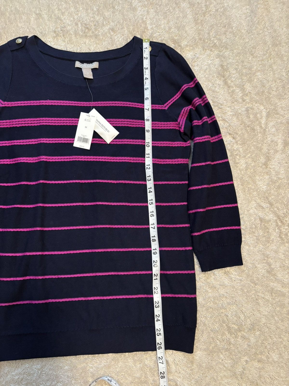 Banana Republic Banana Republic stripped sweater NWT Size M / US 6-8 / IT 42-44 - 8 Thumbnail